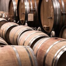 wine barrels
